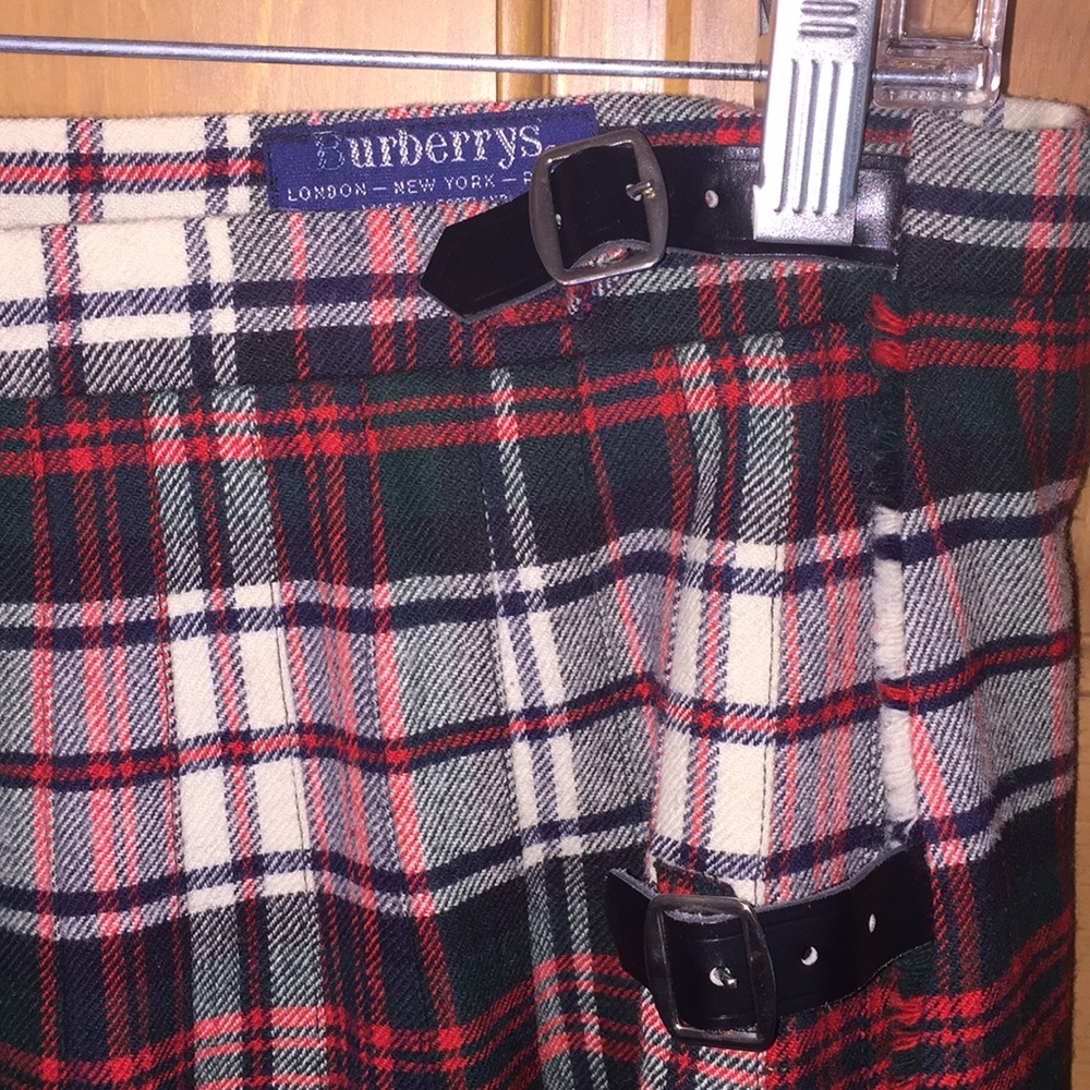 Burberry Vintage Check Wool Kilt 12 - Picture 3 of 8